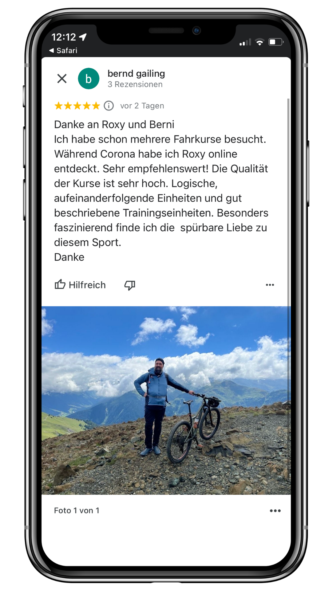 Kundenmeinung Roxybike