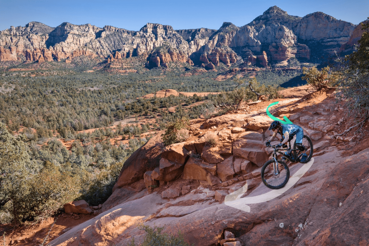 Angst vor engen kehren Mountainbike Technik 