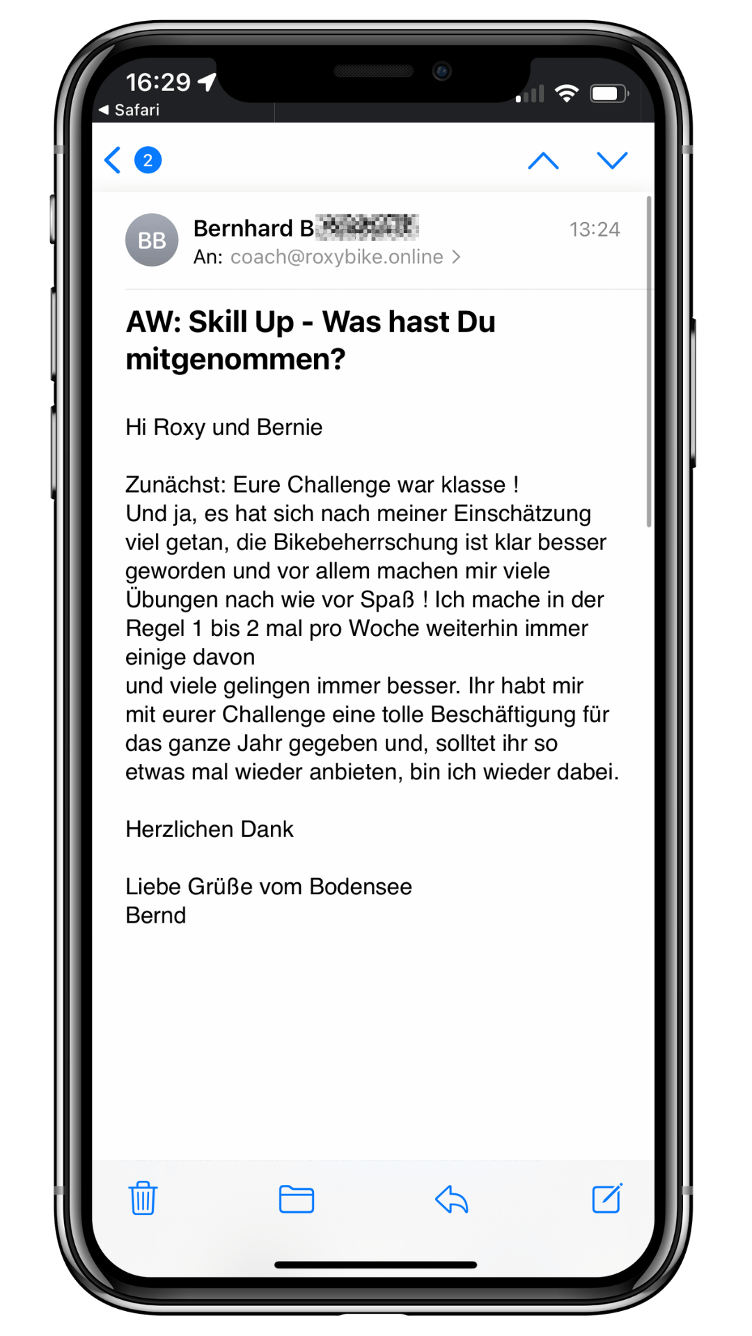 Erfahrungsbericht Roxybike Training